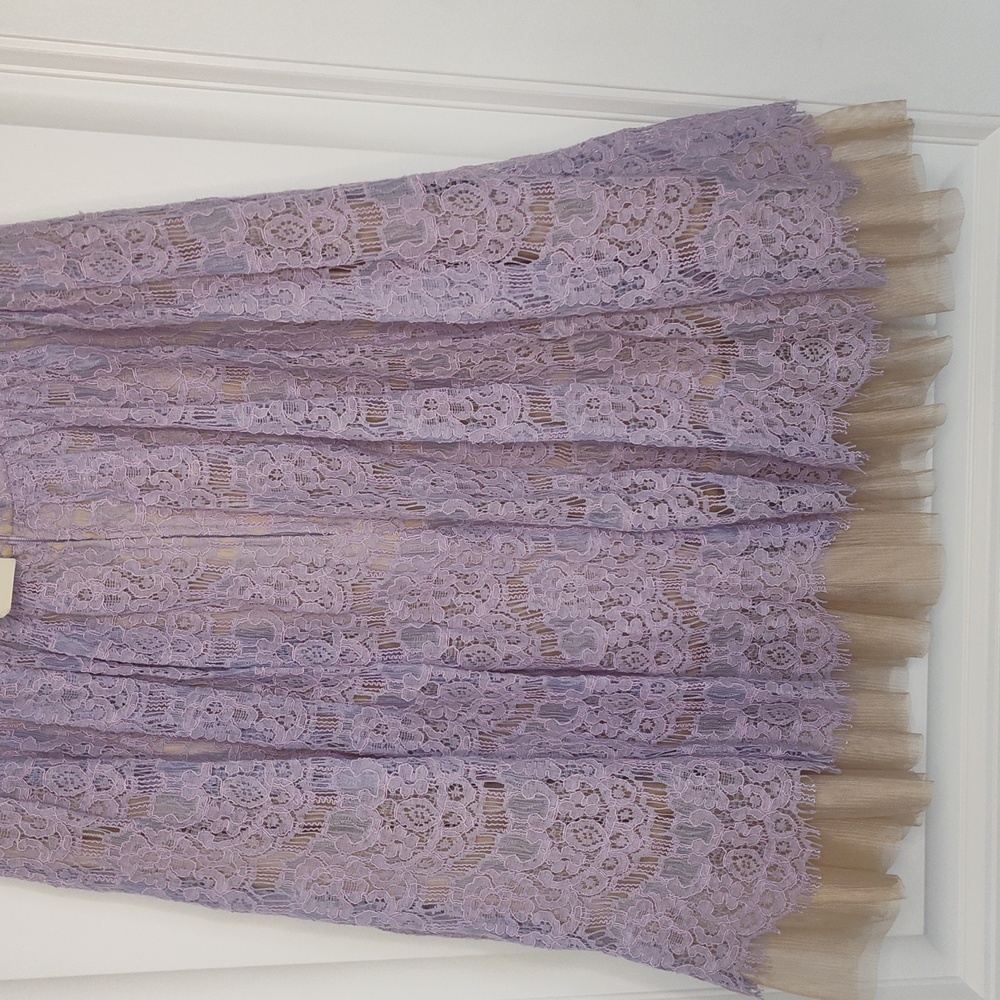 Francesca's Lace Lilac Dress - Picture 8 of 11